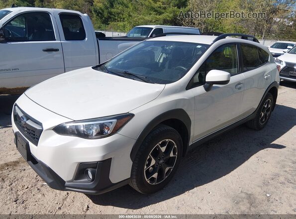 JF2GTACC9K8297180 2019 SUBARU CROSSTREK White წინა მარცხენა ხედი სამი მეოთხედიდან