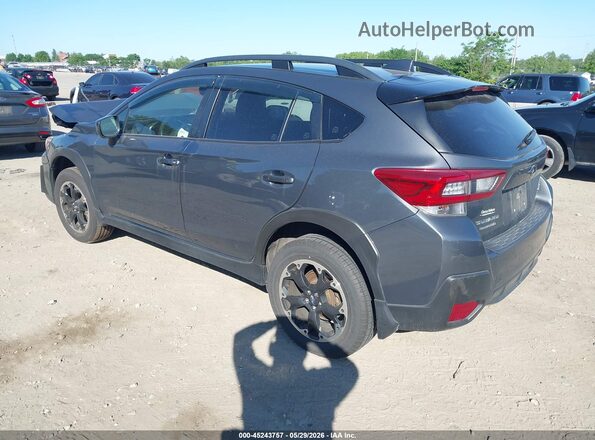 JF2GTACC9M9252477 2021 SUBARU CROSSTREK Gray Հետևի ձախ