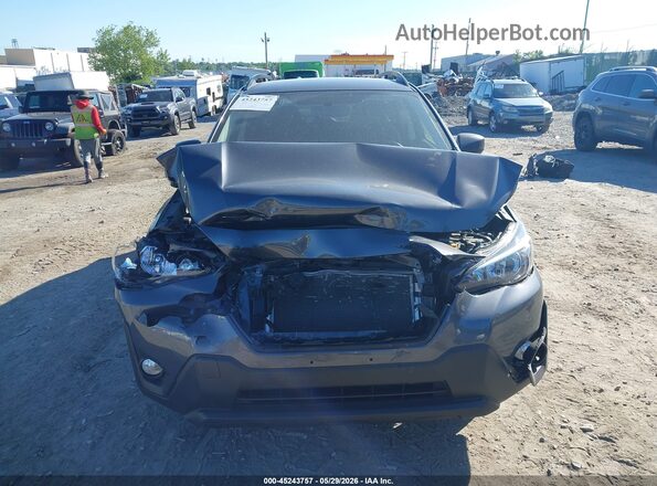 JF2GTACC9M9252477 2021 SUBARU CROSSTREK Gray Սարքավորումների վահանակի տեսք