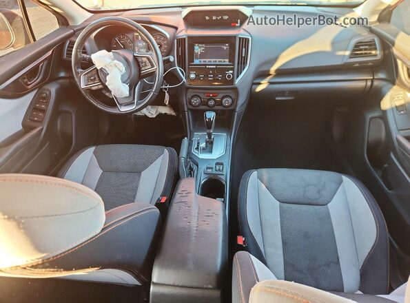 JF2GTADC0JH320861 2018 SUBARU CROSSTREK Оранжевый Вид панели приборов