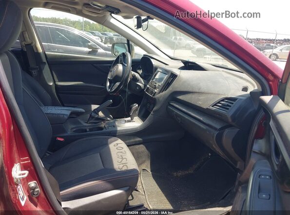 JF2GTADC2J8328301 2018 SUBARU CROSSTREK Red წინა სალონის ხედი