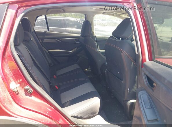 JF2GTADC2J8328301 2018 SUBARU CROSSTREK Red VIN კოდის სტიკერის ხედი