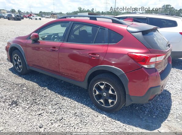 JF2GTADC2J8328301 2018 SUBARU CROSSTREK Red უკანა მარცხენა