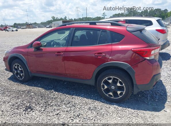 JF2GTADC2J8328301 2018 SUBARU CROSSTREK Red სალონის 360-გრადუსიანი ხედი
