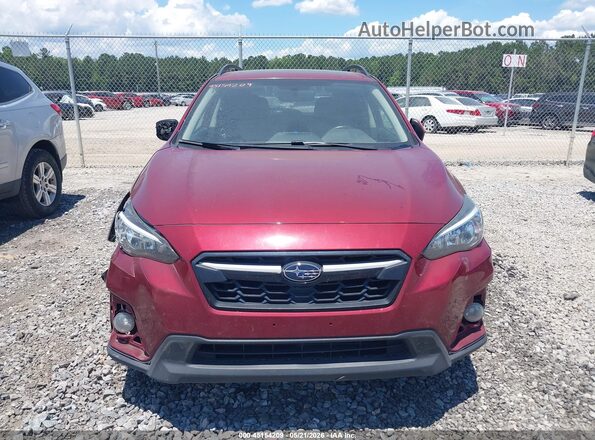 JF2GTADC2J8328301 2018 SUBARU CROSSTREK Red ხელსაწყოთა პანელის ხედი