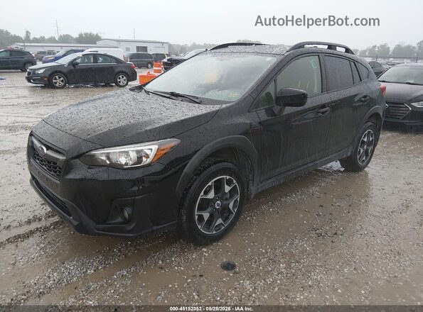 JF2GTADC2JH247878 2018 SUBARU CROSSTREK Black Przód lewy