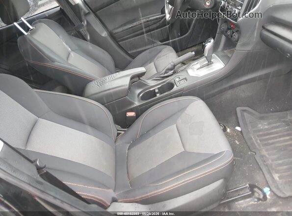 JF2GTADC2JH247878 2018 SUBARU CROSSTREK Black Widok wnętrza z przodu
