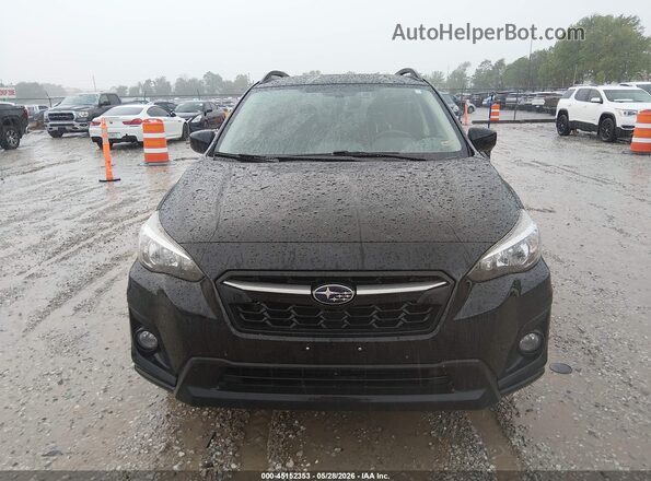 JF2GTADC2JH247878 2018 SUBARU CROSSTREK Black Widok zestawu wskaźników