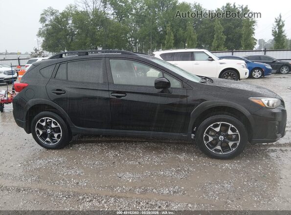 JF2GTADC2JH247878 2018 SUBARU CROSSTREK Black Widok wnętrza z tyłu