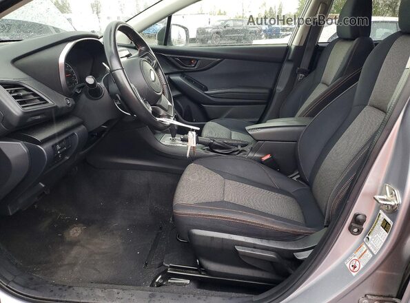 JF2GTADC6K8225545 2019 SUBARU CROSSTREK Silver Vista interior delantera