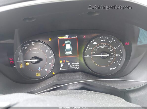 JF2GTADC7J8345563 2018 SUBARU CROSSTREK White Widok tylnych siedzeń