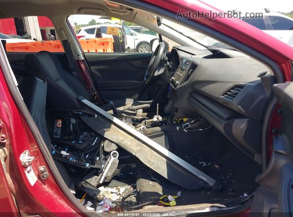 JF2GTADC7JH324373 2018 SUBARU CROSSTREK Красный Вид салона спереди