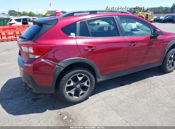 JF2GTADC7JH324373 2018 SUBARU CROSSTREK Красный Вид спереди