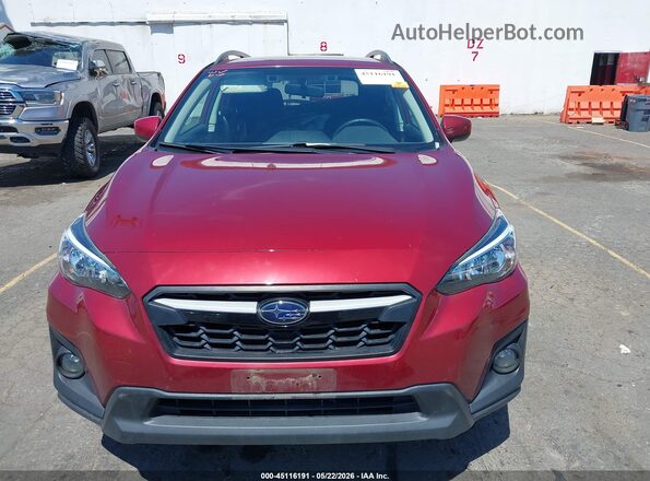 JF2GTADC7JH324373 2018 SUBARU CROSSTREK Красный Вид щитка приборов