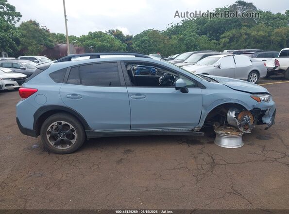 JF2GTAEC0NH259970 2022 SUBARU CROSSTREK Light Blue Widok wnętrza z tyłu