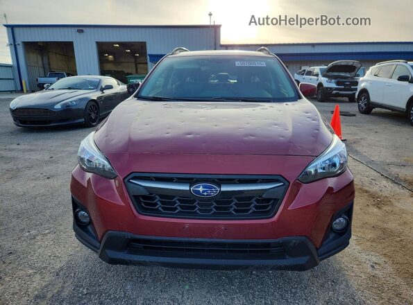 JF2GTAEC1K8261206 2019 SUBARU CROSSTREK Burgundy Vista frontal