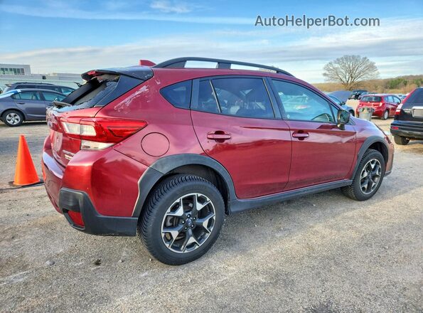 JF2GTAEC1K8261206 2019 SUBARU CROSSTREK Burgundy Trasero derecho