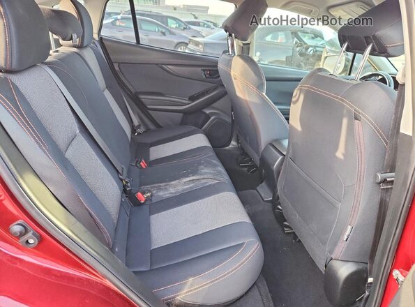 JF2GTAEC1K8261206 2019 SUBARU CROSSTREK Burgundy Vista de los asientos traseros