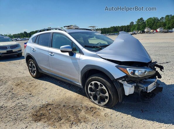 JF2GTAEC2M8313042 2021 SUBARU CROSSTREK Серебряный Передняя правая четверть