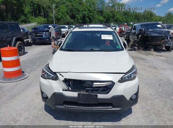JF2GTAEC2M8328236 2021 SUBARU CROSSTREK White Widok zestawu wskaźników