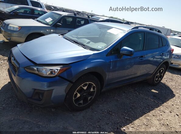 JF2GTAEC3KH207650 2019 SUBARU CROSSTREK Blue Սալոնի 360 աստիճան տեսք