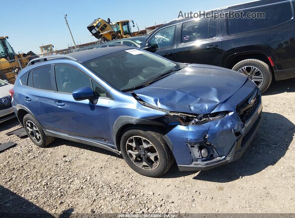 JF2GTAEC3KH207650 2019 SUBARU CROSSTREK Blue Սալոնի հետևի տեսք