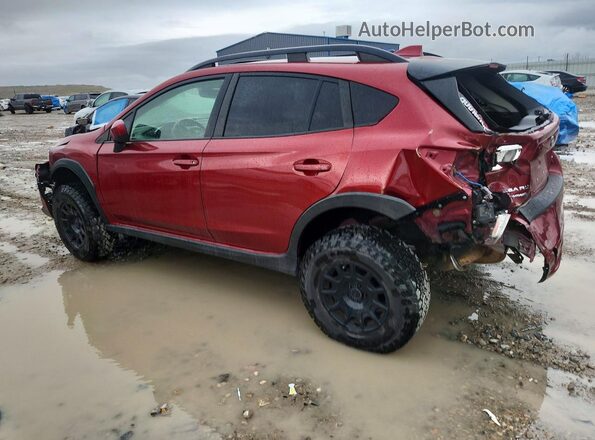 JF2GTAEC3KH212072 2019 SUBARU CROSSTREK Бордовый Задняя левая четверть