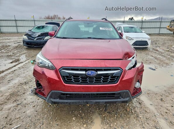 JF2GTAEC3KH212072 2019 SUBARU CROSSTREK Бордовый Вид спереди