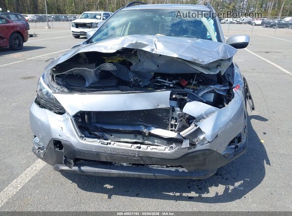 JF2GTAEC3M8374786 2021 SUBARU CROSSTREK Silver Widok z przodu
