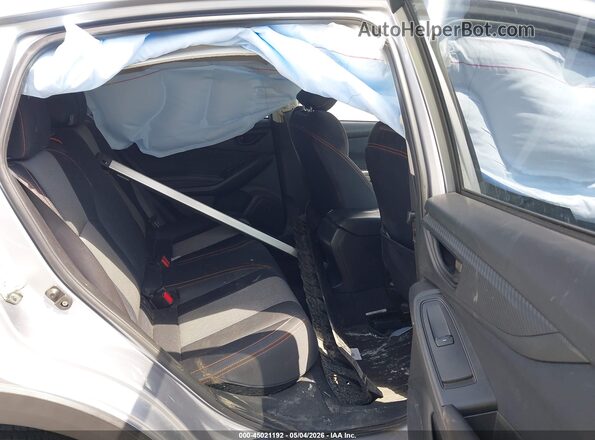 JF2GTAEC3M8374786 2021 SUBARU CROSSTREK Silver Widok naklejki z numerem VIN