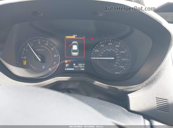JF2GTAEC5K8268577 2019 SUBARU CROSSTREK Orange Հետևի նստատեղերի տեսք