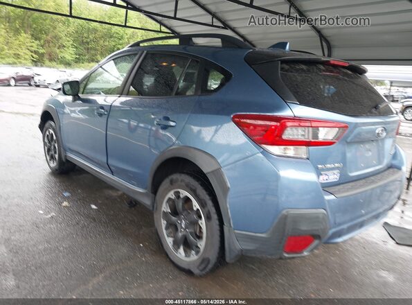 JF2GTAEC6MH273807 2021 SUBARU CROSSTREK Синий Задняя левая четверть