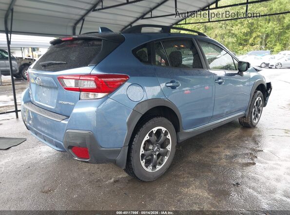 JF2GTAEC6MH273807 2021 SUBARU CROSSTREK Синий Задняя правая четверть
