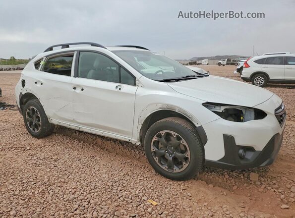 JF2GTAEC6MH668893 2021 SUBARU CROSSTREK White Przód prawy