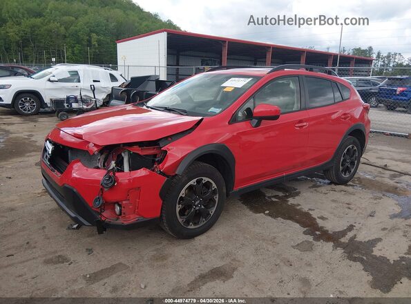 JF2GTAEC9MH235536 2021 SUBARU CROSSTREK Red 
