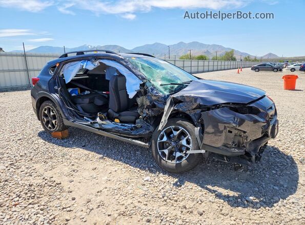 JF2GTAECXKH307972 2019 SUBARU CROSSTREK Угольный Передняя правая четверть