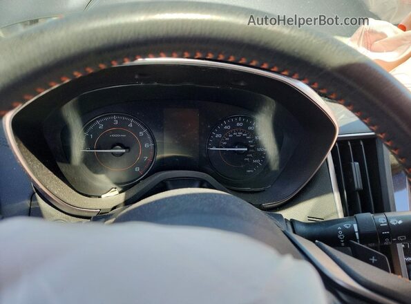 JF2GTAECXKH307972 2019 SUBARU CROSSTREK Угольный Вид щитка приборов
