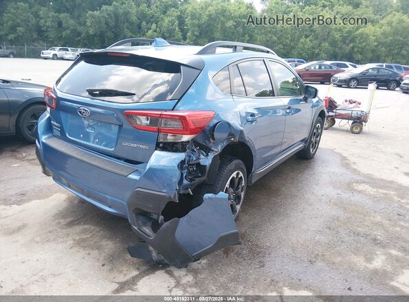 JF2GTAECXMH254175 2021 SUBARU CROSSTREK Blue Trasero derecho