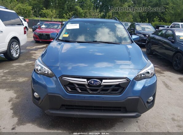 JF2GTAECXMH254175 2021 SUBARU CROSSTREK Blue Vista del cuadro de instrumentos