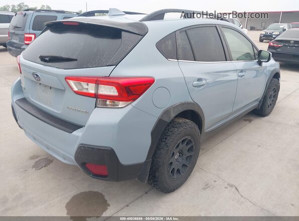 JF2GTAJC2JH280965 2018 SUBARU CROSSTREK Light Blue Tył prawy