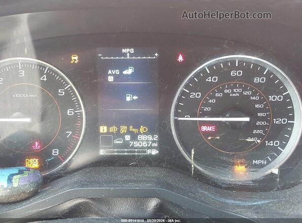 JF2GTAJC9JH307269 2018 SUBARU CROSSTREK Orange 