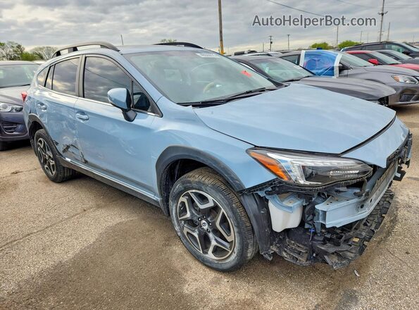 JF2GTALC0JH312731 2018 SUBARU CROSSTREK Blue Przód prawy