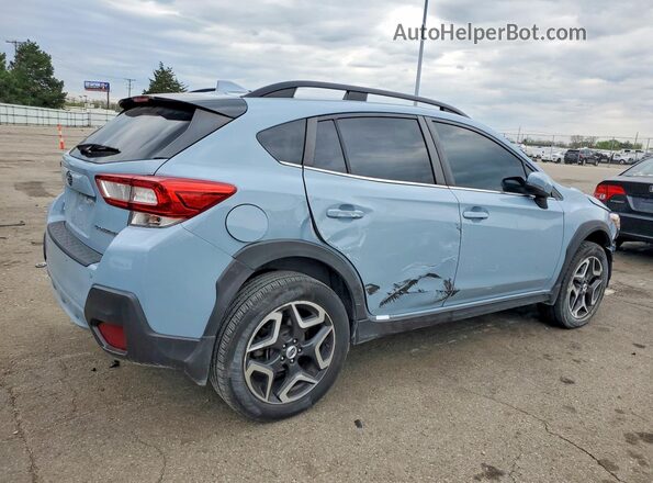 JF2GTALC0JH312731 2018 SUBARU CROSSTREK Blue Tył prawy