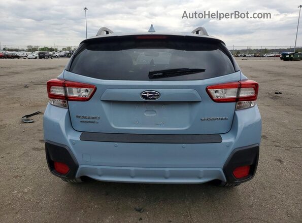 JF2GTALC0JH312731 2018 SUBARU CROSSTREK Blue Widok z tyłu
