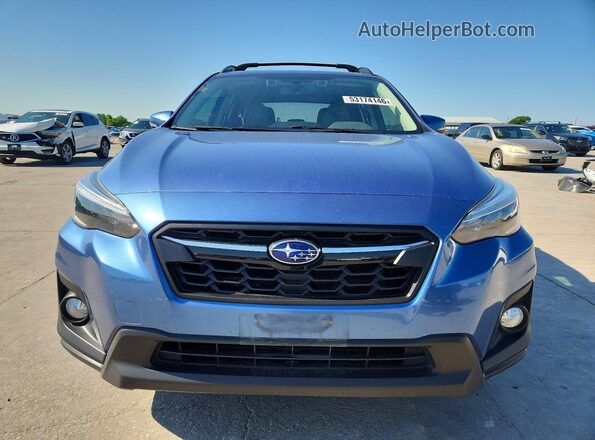 JF2GTAMC2KH333046 2019 SUBARU CROSSTREK Blue Դիմացի տեսք