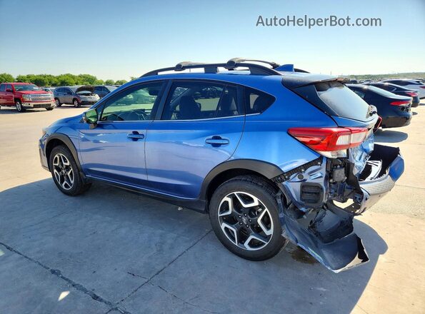JF2GTAMC2KH333046 2019 SUBARU CROSSTREK Blue Հետևի ձախ