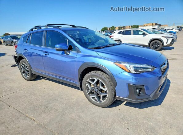 JF2GTAMC2KH333046 2019 SUBARU CROSSTREK Blue Առջևի աջ