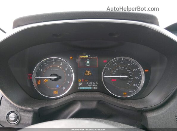 JF2GTAMC3K8258857 2019 SUBARU CROSSTREK Серый Вид задних сидений