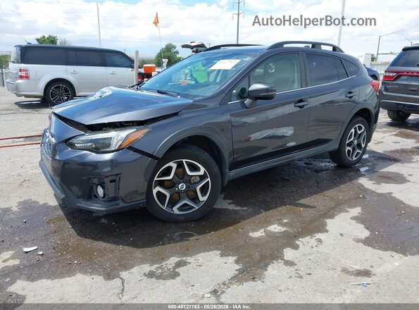 JF2GTAMC5JH205625 2018 SUBARU CROSSTREK Gray Przód lewy