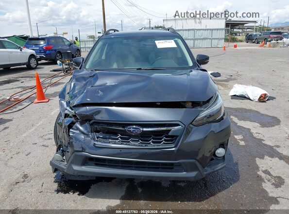 JF2GTAMC5JH205625 2018 SUBARU CROSSTREK Gray Widok zestawu wskaźników
